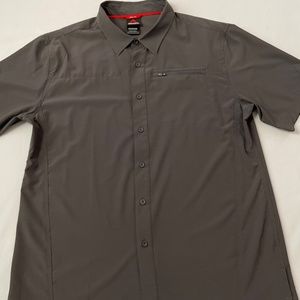 Gerry Mens Button Up Short Sleeve Woven Shirt XL